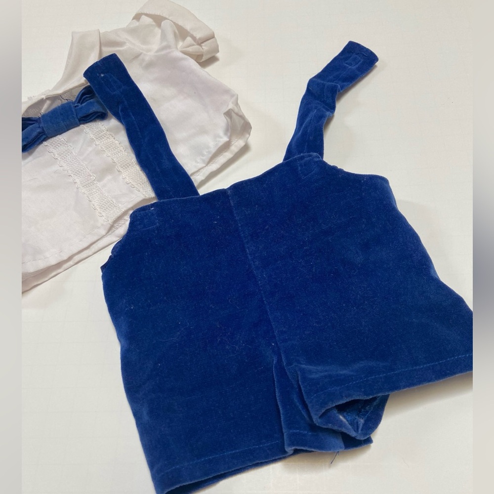 Vintage 1980’s 3 piece Cabbage Patch Kids blue/white doll outfit - Picture 3 of 8